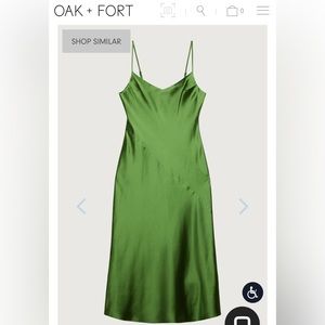 Oak and fort slip dress- cactus color!